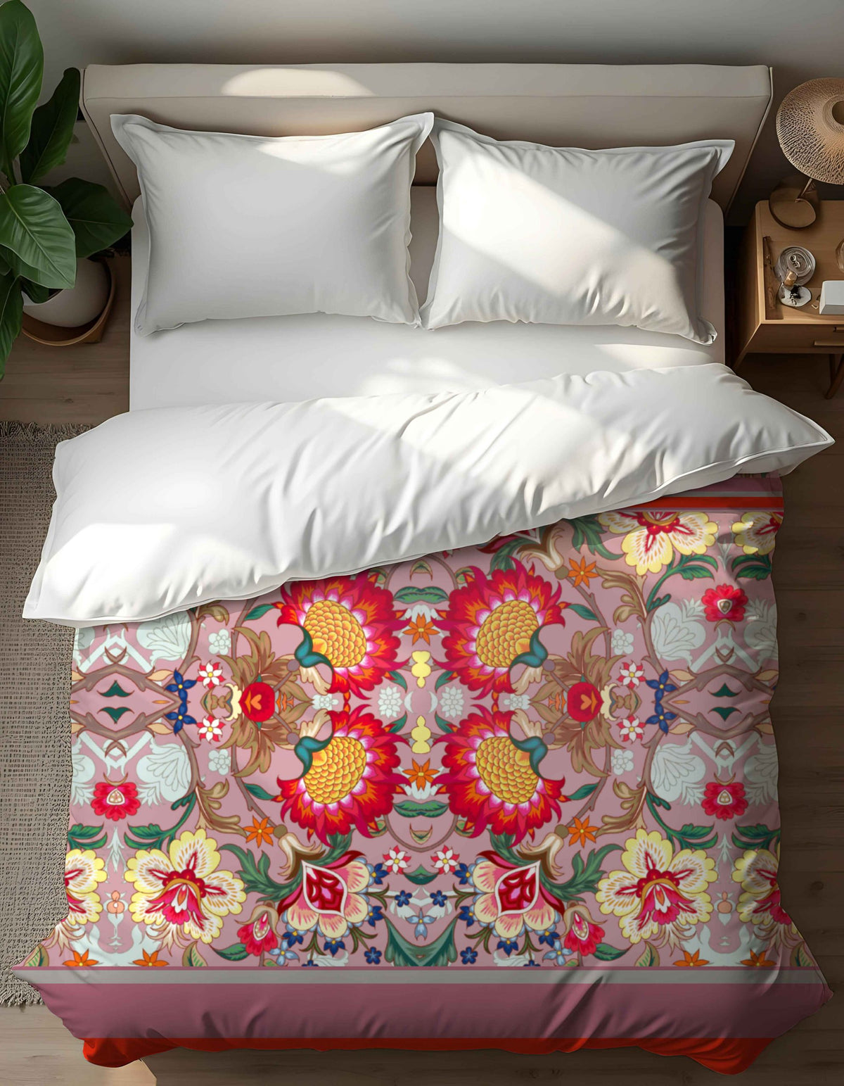 Copripiumino India Rosa - Pink Martini Design
