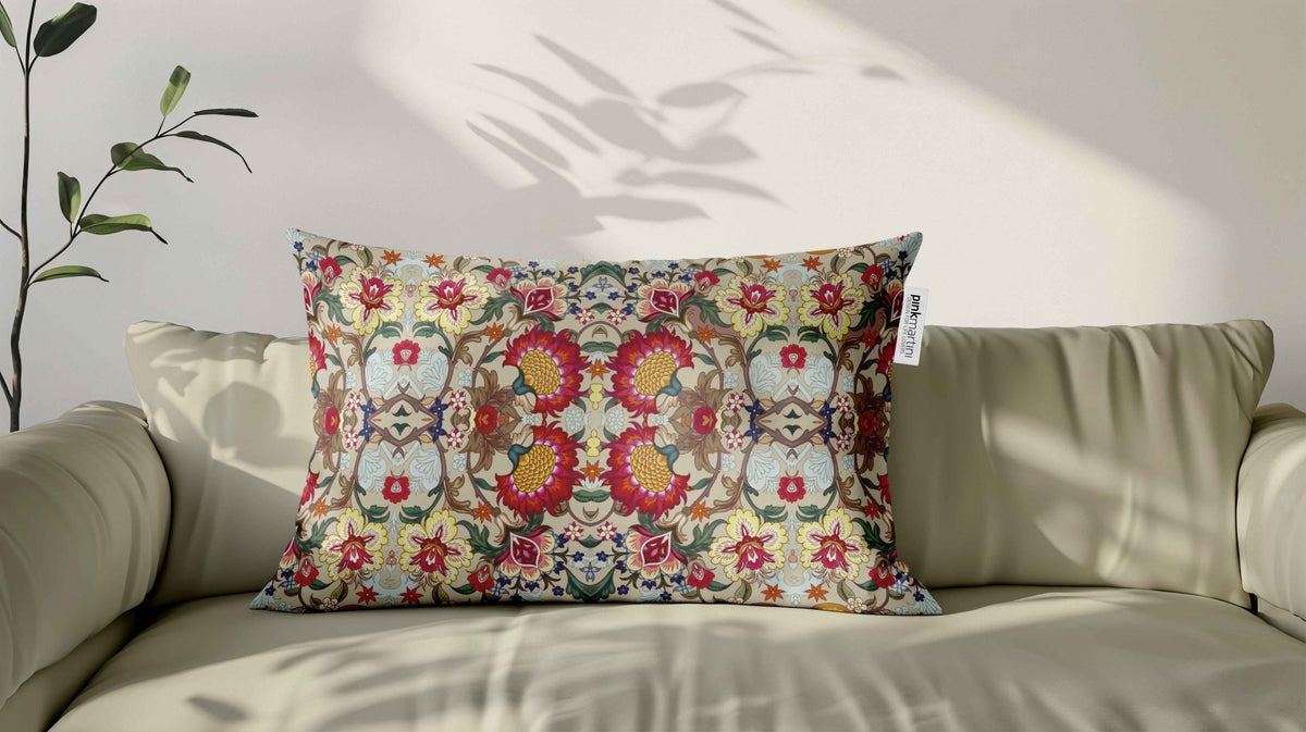 Cuscino Rettangolare India Panna – Design Manuela Merlo di Pink Martini Design