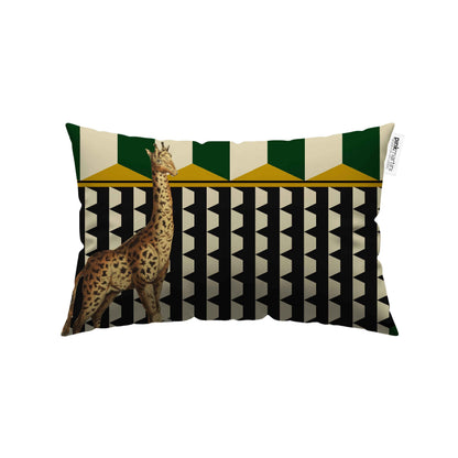 Cuscino Rettangolare Giraffa Pattern – Design Manuela Merlo di Pink Martini Design