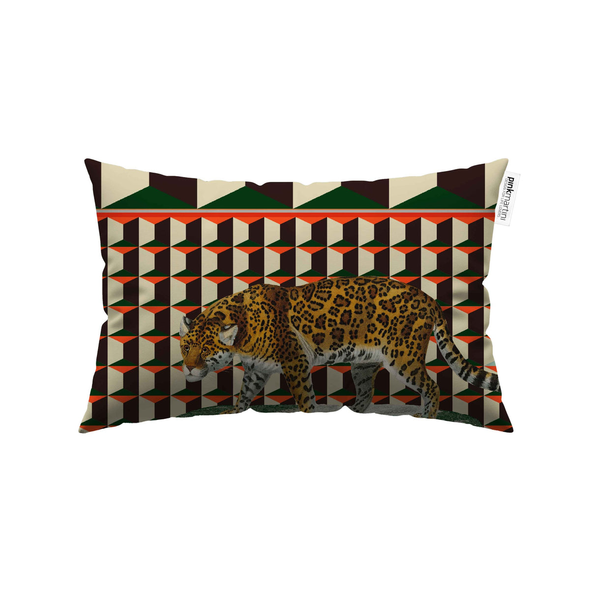Cuscino Rettangolare Leopardo Pattern – Design Manuela Merlo di Pink Martini Design