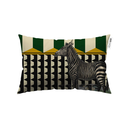 Cuscino Rettangolare Zebra Pattern – Design Manuela Merlo di Pink Martini Design
