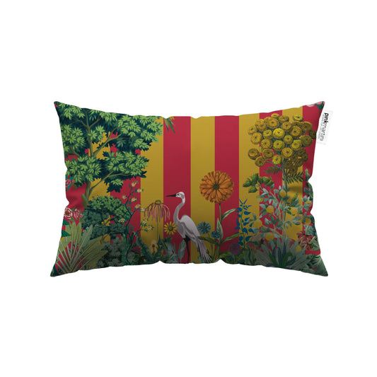Cuscino Rettangolare Airone Giallo – Design Manuela Merlo di Pink Martini Design