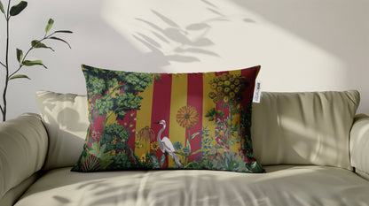 Cuscino Rettangolare Airone Giallo – Design Manuela Merlo di Pink Martini Design