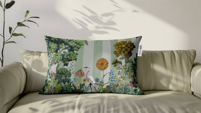 Cuscino Rettangolare Airone Pastello – Design Manuela Merlo di Pink Martini Design