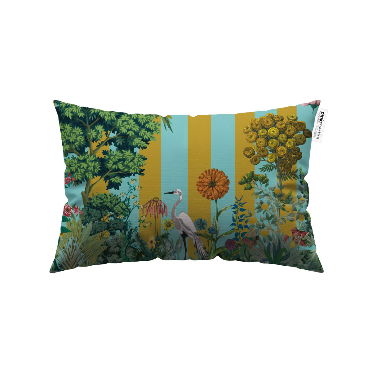 Cuscino Rettangolare Airone Cielo – Design Manuela Merlo di Pink Martini Design