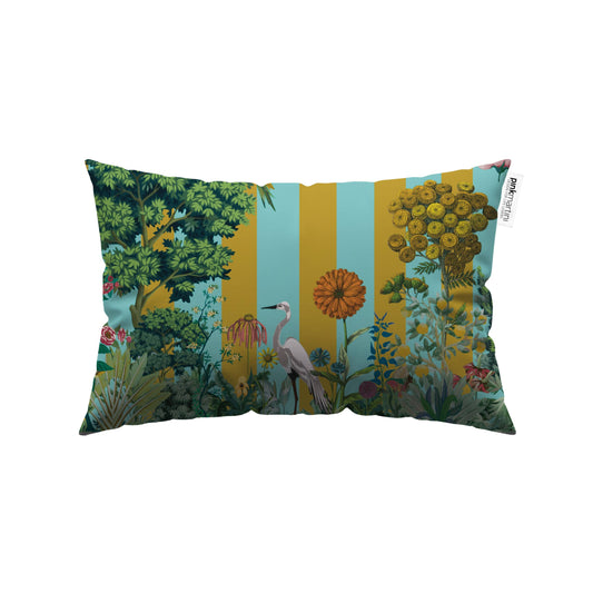 Cuscino Rettangolare Airone Cielo – Design Manuela Merlo di Pink Martini Design