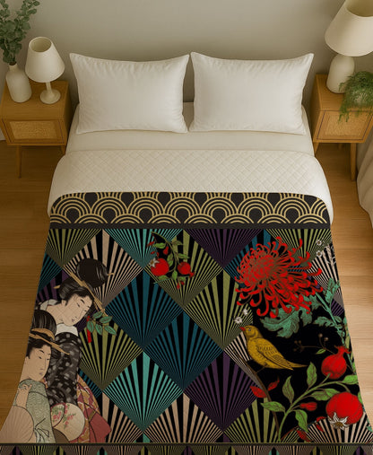 Copriletto Trapuntino Nippon – Design Manuela Merlo di Pink Martini Design