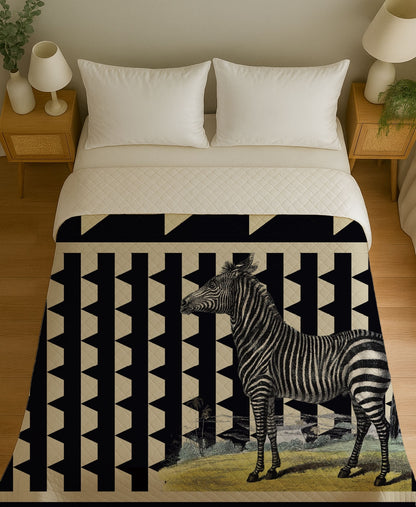 Copriletto Trapuntino Zebra Pattern – Design Manuela Merlo di Pink Martini Design