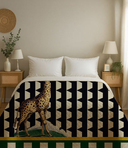 Copriletto Trapuntino Giraffa Pattern – Design Manuela Merlo di Pink Martini Design
