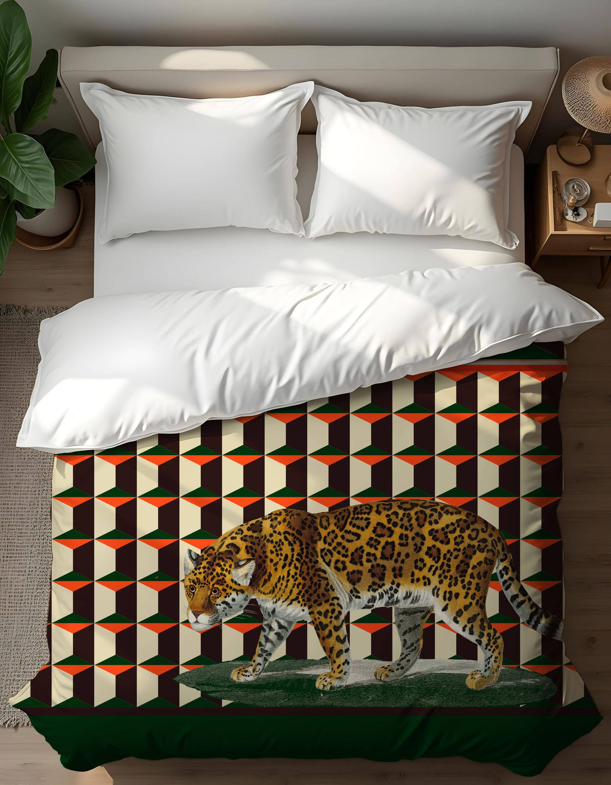 Copripiumino Leopardo - Pink Martini Design