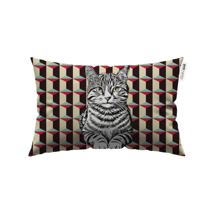 Cuscino Rettangolare Gattone – Design Manuela Merlo di Pink Martini Design