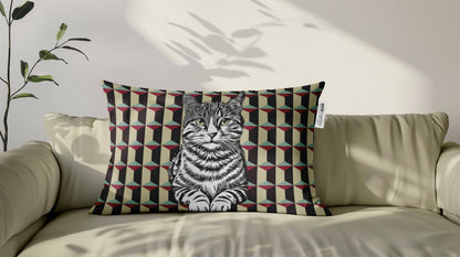 Cuscino Rettangolare Gattone – Design Manuela Merlo di Pink Martini Design