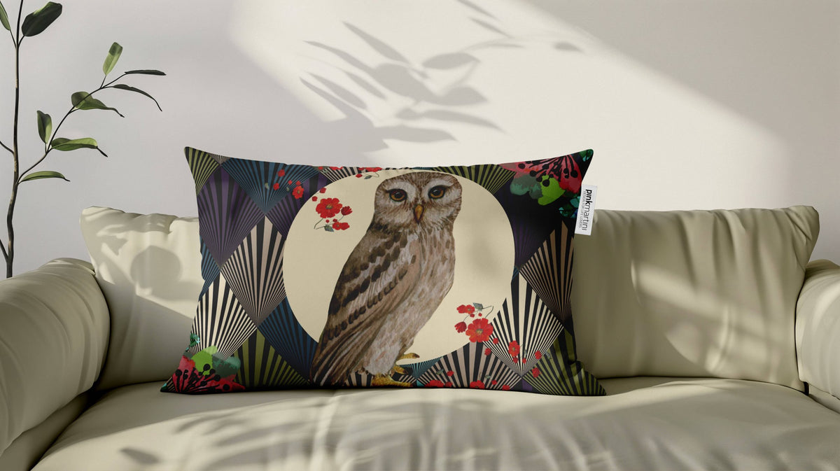 Cuscino Rettangolare Gufo – Design Manuela Merlo di Pink Martini Design