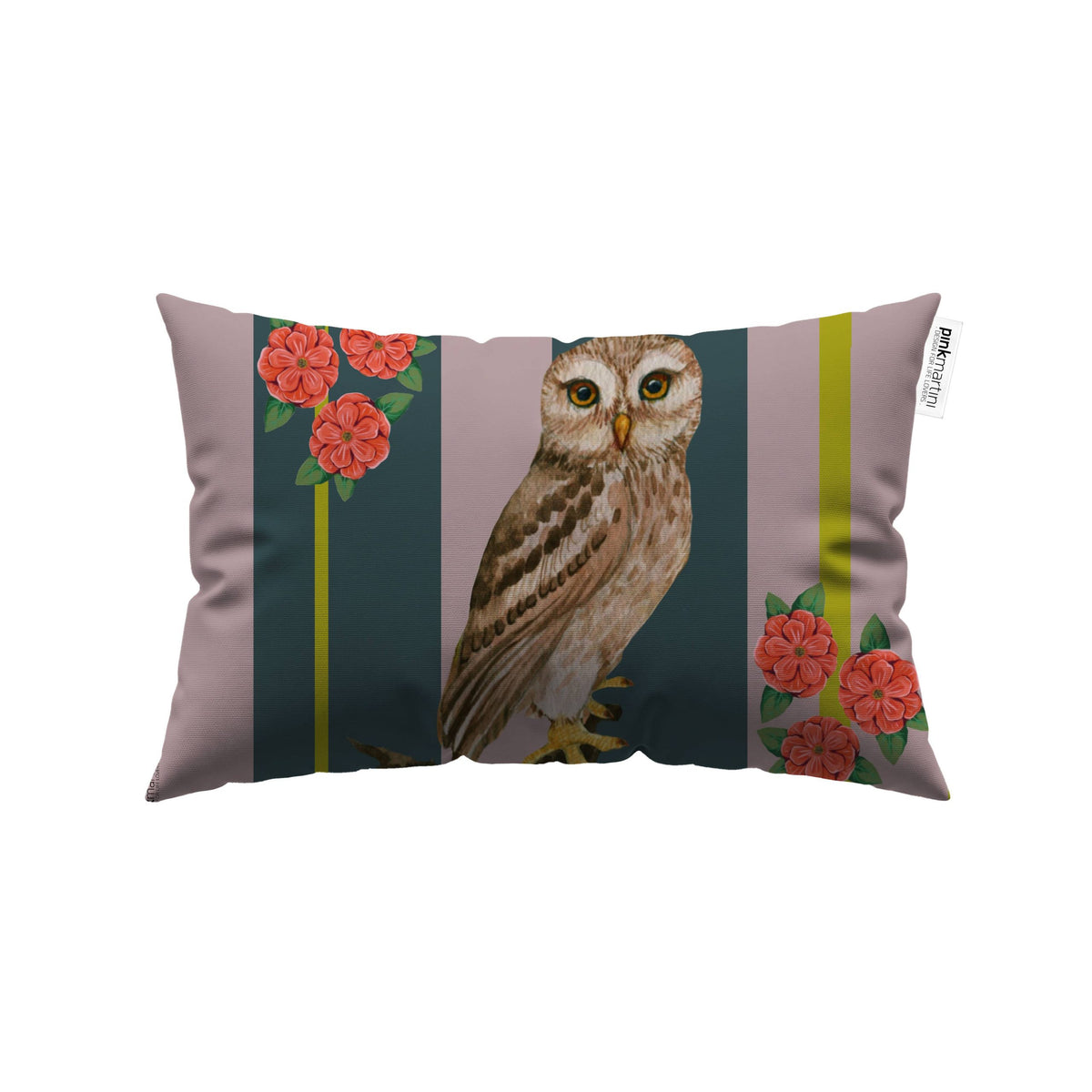 Cuscino Rettangolare Gufo Avio – Design Manuela Merlo di Pink Martini Design