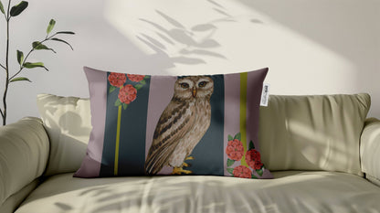 Cuscino Rettangolare Gufo Avio – Design Manuela Merlo di Pink Martini Design