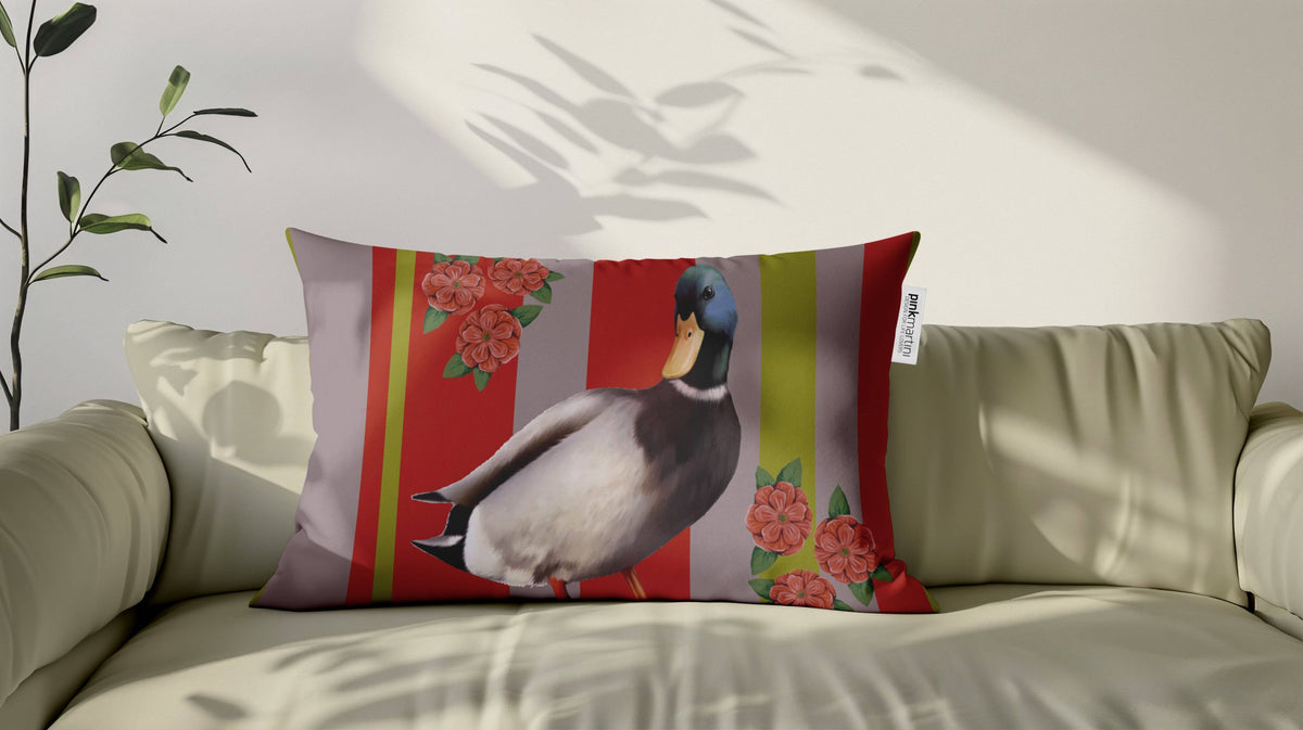 Cuscino Rettangolare Germano Vermiglio – Design Manuela Merlo di Pink Martini Design