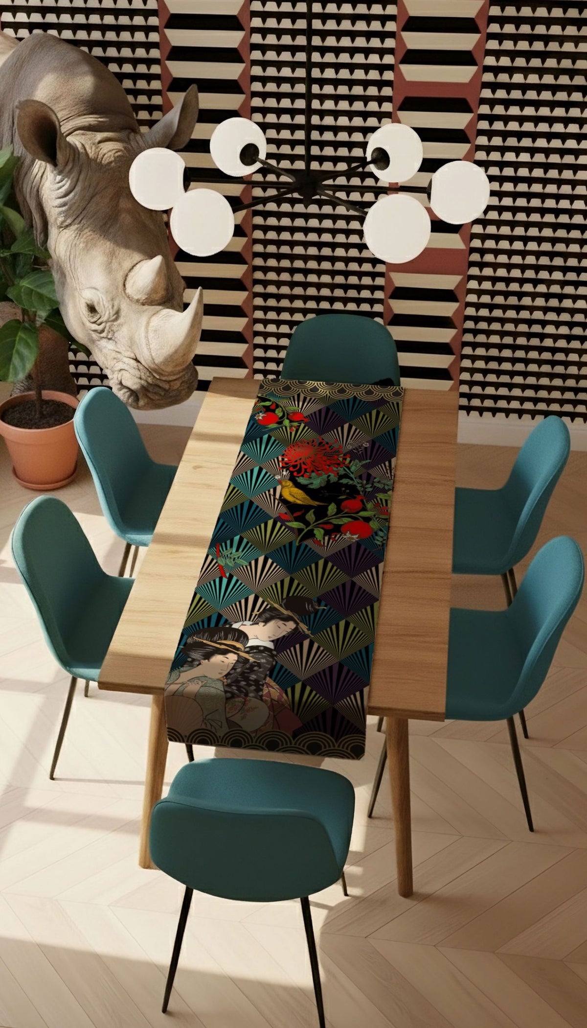 Runner Policanva Nippon – Design Manuela Merlo di Pink Martini Design