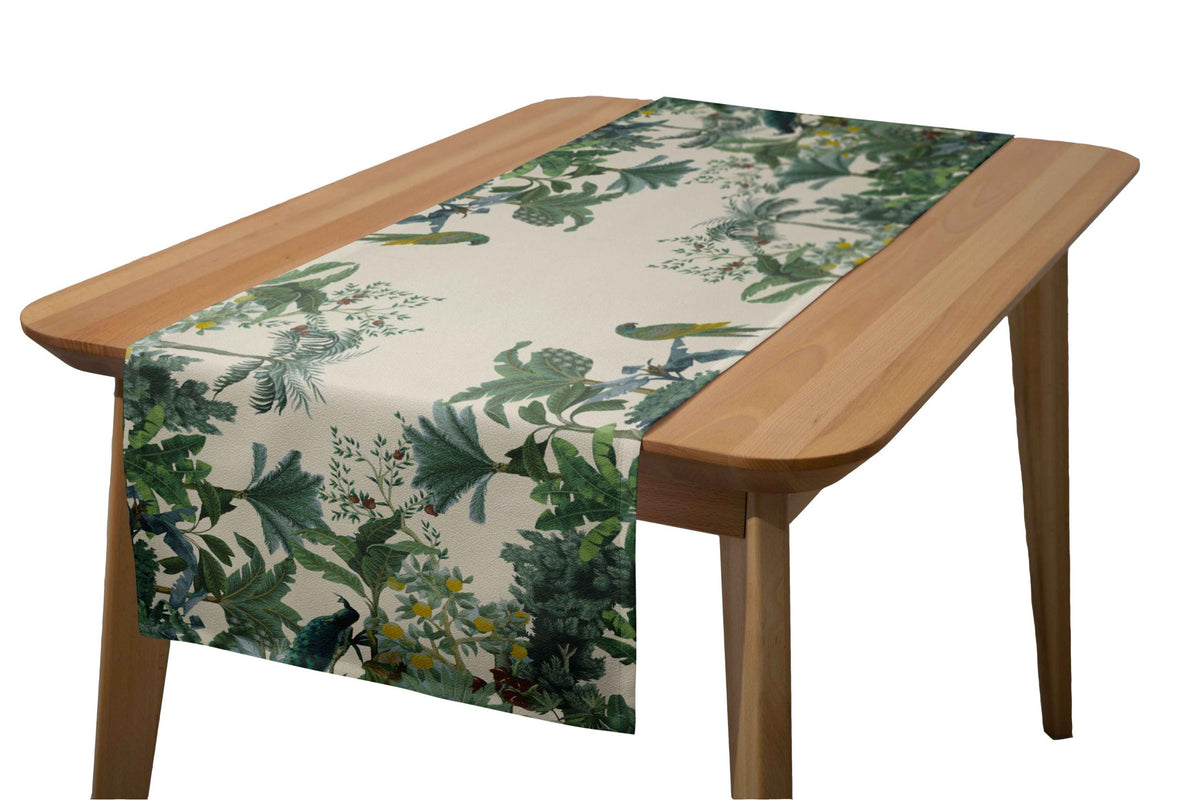 Runner Policanva Pappagallo Panna – Design Manuela Merlo di Pink Martini Design