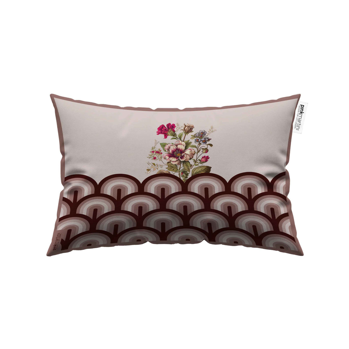 Cuscino Rettangolare Tip-Tap Rosa – Design Manuela Merlo di Pink Martini Design