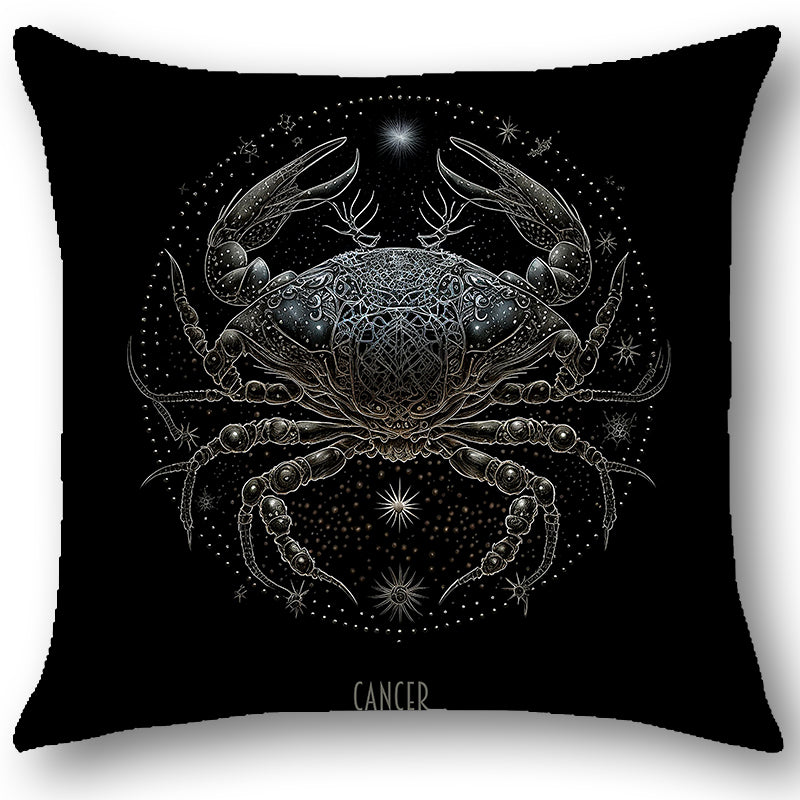 Cuscino Zodiaco CANCRO in Tessuto Ariston Barocco – Design Antonella Todaro