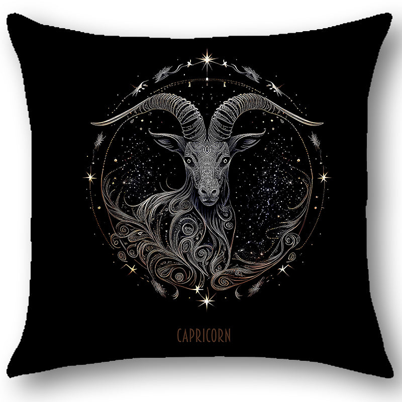 Cuscino Zodiaco CAPRICORNO in Tessuto Ariston Barocco – Design Antonella Todaro