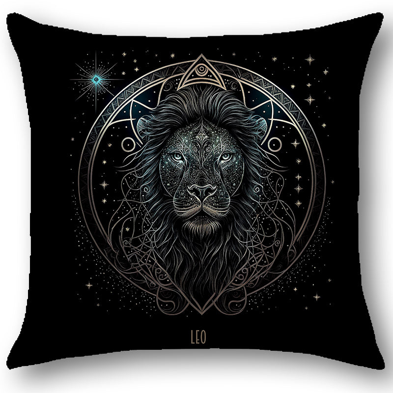 Cuscino Zodiaco LEONE in Tessuto Ariston Barocco – Design Antonella Todaro