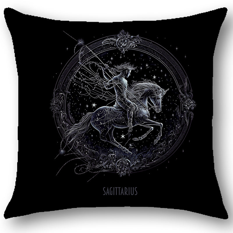 Cuscino Zodiaco SAGITTARIO in Tessuto Ariston Barocco – Design Antonella Todaro