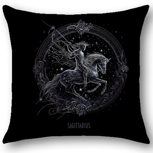 Cuscino Zodiaco SAGITTARIO in Tessuto Ariston Barocco – Design Antonella Todaro