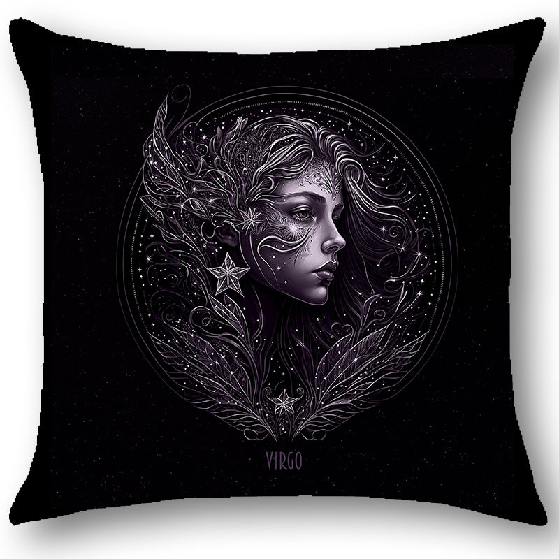 Cuscino Zodiaco VERGINE in Tessuto Ariston Barocco – Design Antonella Todaro