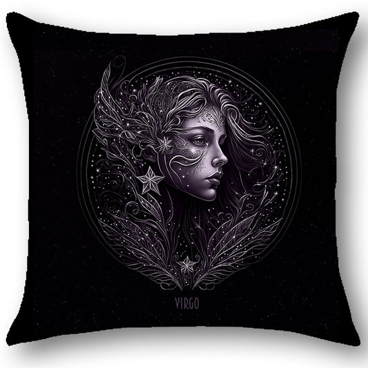 Cuscino Zodiaco VERGINE in Tessuto Ariston Barocco – Design Antonella Todaro