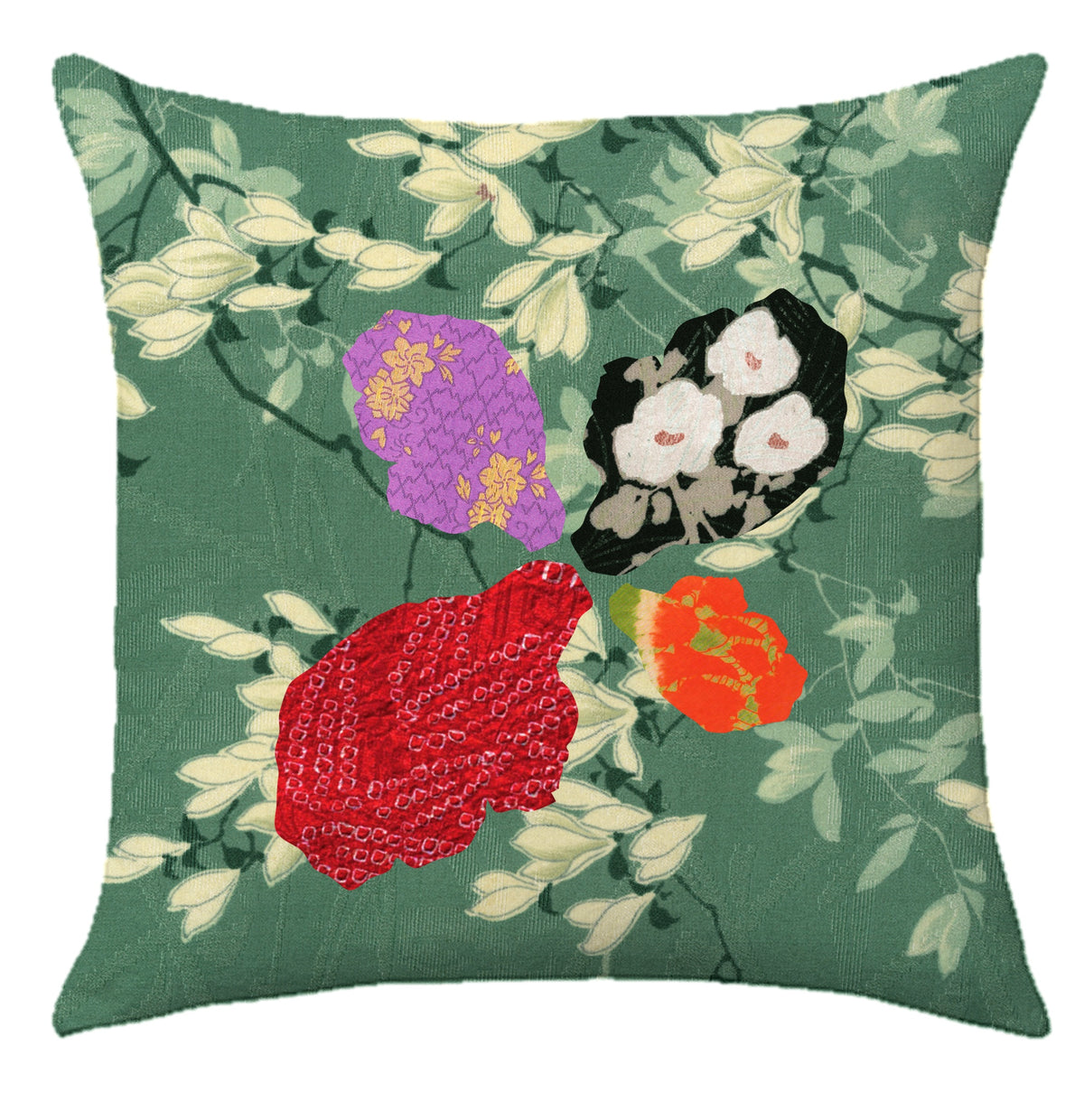 Cuscino in Juta Fiori del Giappone T, design Elisabetta De Ritis per Il Cuscino Italiano