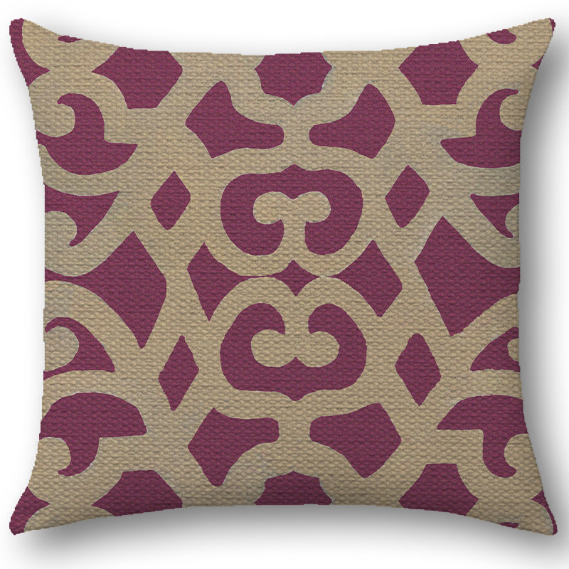 Cuscino in Juta Turchia Rosa, design Cecilia Bussani per Il Cuscino Italiano