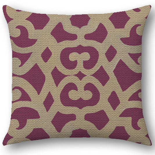 Cuscino in Juta Turchia Rosa, design Cecilia Bussani per Il Cuscino Italiano