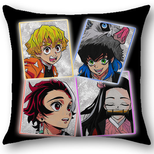 Cuscino Demon Slayer 2 in Raso – Design Antonella Todaro