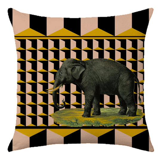 Cuscino Elefante in Velluto - Manuela Merlo Pink Martini Design