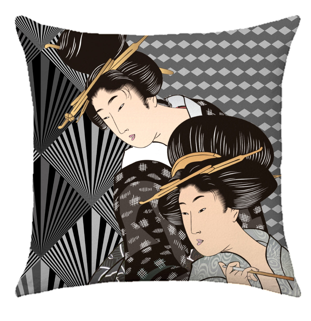 Cuscino Geisha in Velluto - Manuela Merlo Pink Martini Design