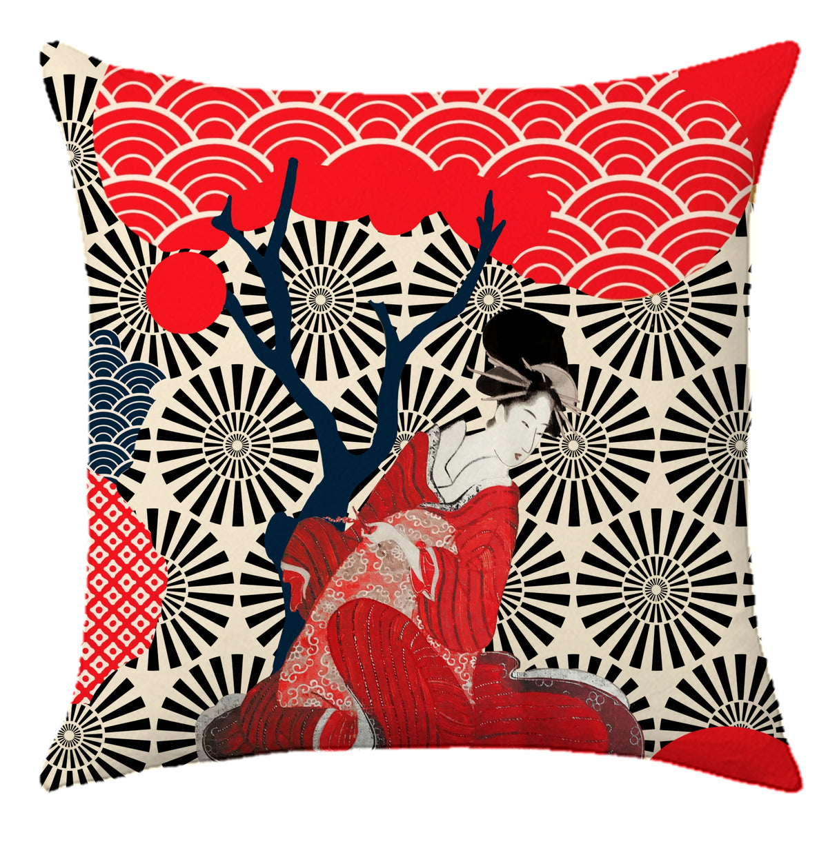Cuscino Giappone in Velluto - Manuela Merlo Pink Martini Design