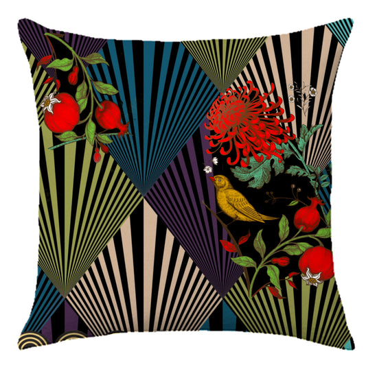 Cuscino Nippon Uccellino in Velluto - Manuela Merlo Pink Martini Design