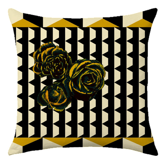 Cuscino Rose Gialle in Velluto - Manuela Merlo Pink Martini Design